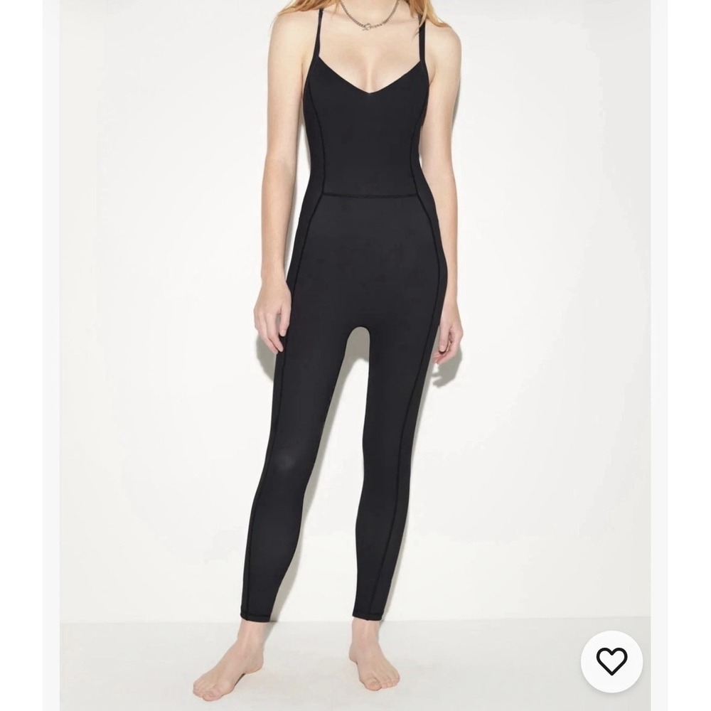 NWT Spiritual Gangster NirvanaTech Stella Jumpsuit 7/8 Black Sz XL